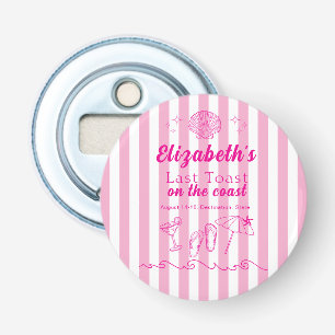 Bachelorette Beach Party Last Toast On the Coast Bottle Opener