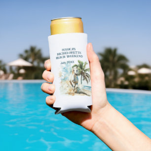 Bachelorette Beach Weekend Seltzer Can Cooler