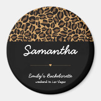 Bachelorette Bride Boujee Trendy Leopard Print