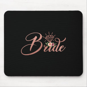 Bachelorette Bride Bridal Wedding Shower Gift Flor Mouse Pad