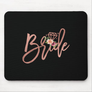 Bachelorette Bride Bridal Wedding Shower Gift Flor Mouse Pad