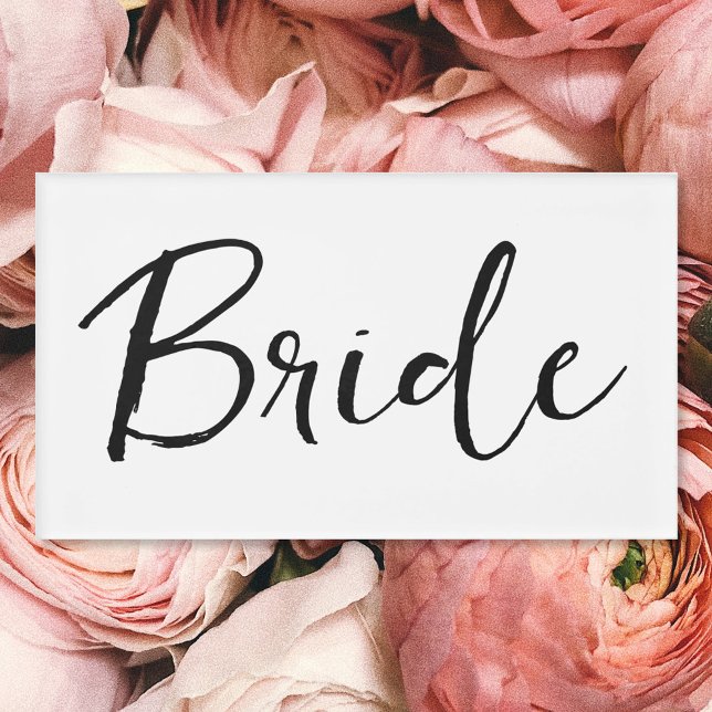 Bachelorette Bride Calligraphy Name Tag (Creator Uploaded)