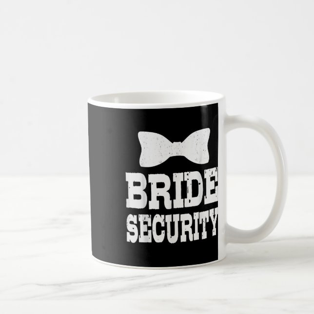 Bachelorette Bride Security Funny Kids Wedding Par Coffee Mug (Right)