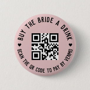 Bachelorette Buy the Bride a drink Pin Button