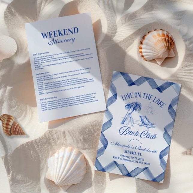 Bachelorette by the Lake Invitation (Creator Uploaded)