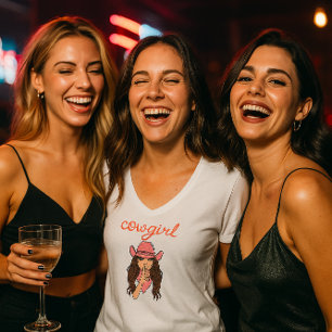 bachelorette cowgirl tshirt
