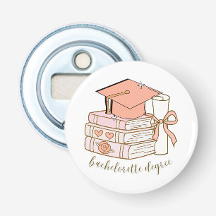 Bachelorette Degree Party Design Graduation Cap Bottle Opener