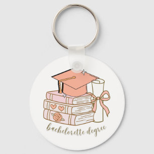 Bachelorette Degree Party Design Graduation Cap Key Ring