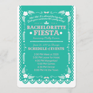 Bachelorette Fiesta Invitation