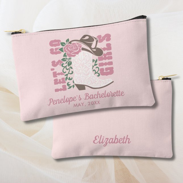 Bachelorette Makeup Bag Personalised Last Rodeo (Bachelorette Makeup Bag Personalized Last Rodeo
)