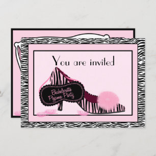 Bachelorette Pajama Party Invitation