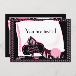 Bachelorette Pajama Party Invitation