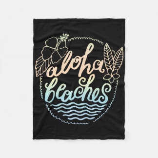 Bachelorette Party - Aloha Beaches  Fleece Blanket