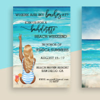 Bachelorette Party Beach Vacation Seascape 