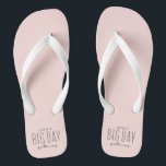 Bachelorette party big day getaway destination jandals<br><div class="desc">It's a Big Day Getaway bachelorette party! And everyone needs matching accessories like these adorable pink themed flip flops. Perfect for a girls weekend at the beach, a trip to Vegas, a wine weekend, a spa getaway and more destination celebrations, these coral pink sandals coordinate with the entire Lea Delaveris...</div>