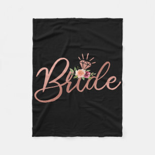Bachelorette Party Bride Bridal Wedding Shower Gif Fleece Blanket