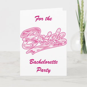 Bachelorette Party/Bride Invitation