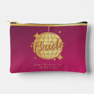 Bachelorette party bride pink sew bag gift