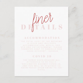 Bachelorette Party - Brody Details Card