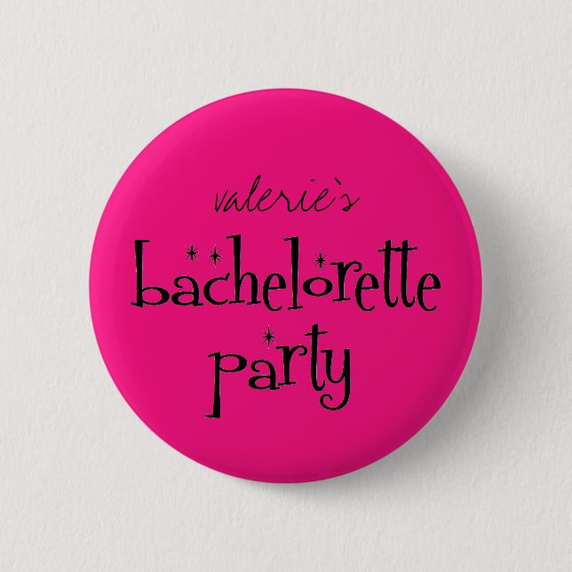 Bachelorette Party Button (Front)