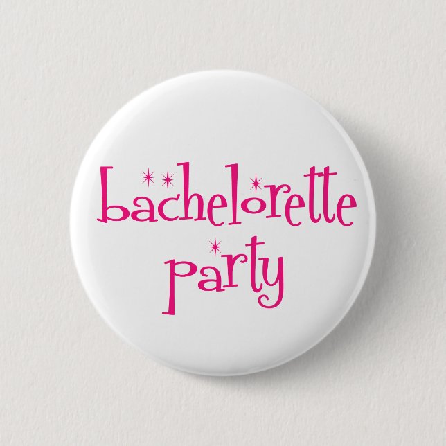 Bachelorette Party Button (Front)