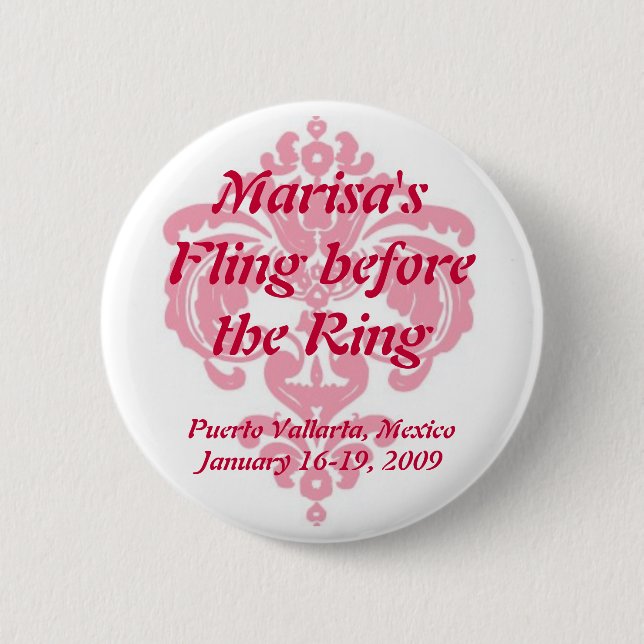 Bachelorette Party Button (Front)