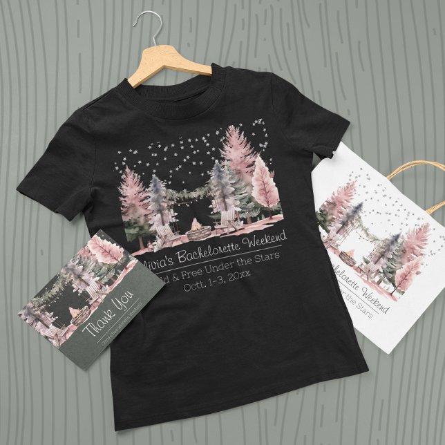 Bachelorette Party Camping Weekend  T-Shirt (Creator Uploaded)