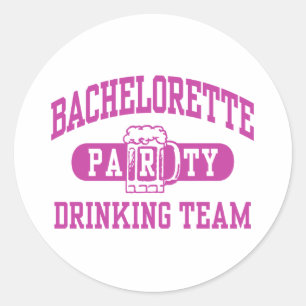 Bachelorette Party Classic Round Sticker