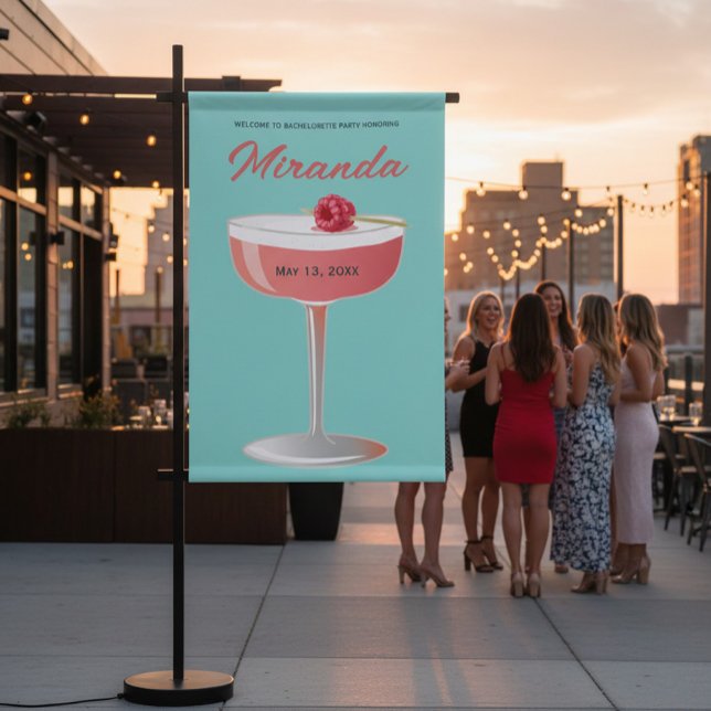 Bachelorette Party Cocktail Welcome Banner (Creator Uploaded)