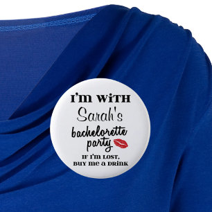 Bachelorette Party Customised Drink Button