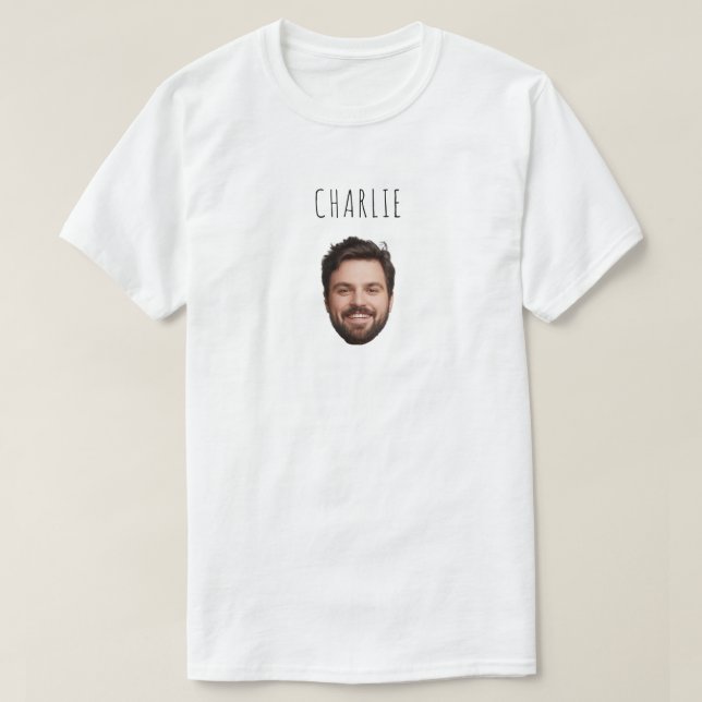 Bachelorette Party Face Funny Groom's Face Bride T-Shirt (Design Front)