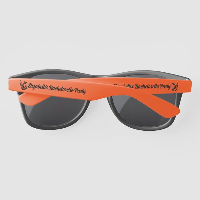 Bachelorette Party Fun Sunglasses (Back)
