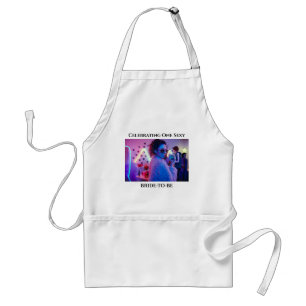 Bachelorette Party Funny Bride Photo  Standard Apron