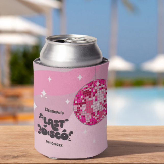 Bachelorette Party Groovy Last Disco Favour Can Cooler (Creator Uploaded)