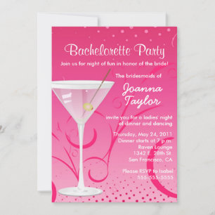 Bachelorette party invitation