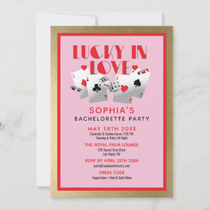 Bachelorette Party Invitation Casino Vegas