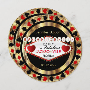 Bachelorette Party Invitation - DIY City & State