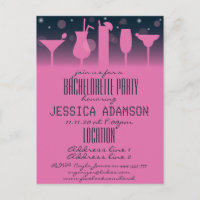 Bachelorette party invitation