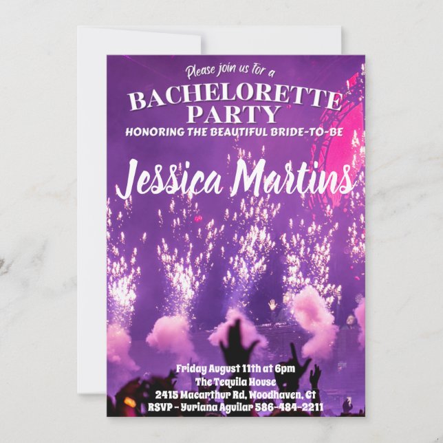 Bachelorette Party Invitations (Front)