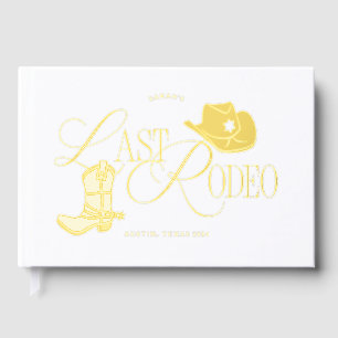 Bachelorette Party LAST RODEO Photo Guest Book