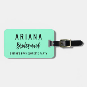 Bachelorette Party Luggage Tags Bridal Party