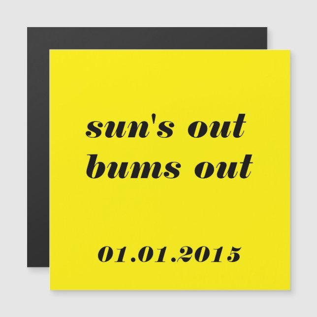 Bachelorette Party Magnetic Invitation (Front/Back)