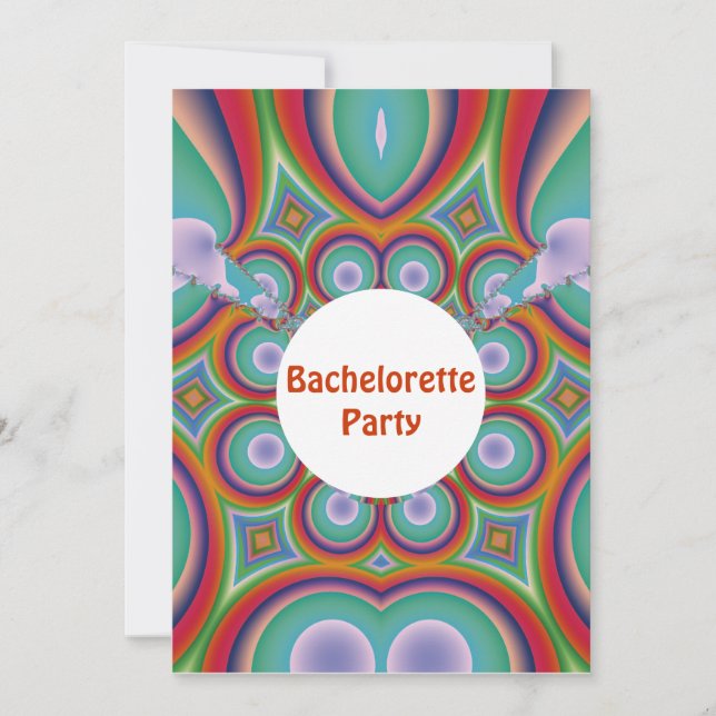 Bachelorette Party Personalised Invitations (Front)