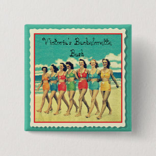 Bachelorette Party Pin Buttons