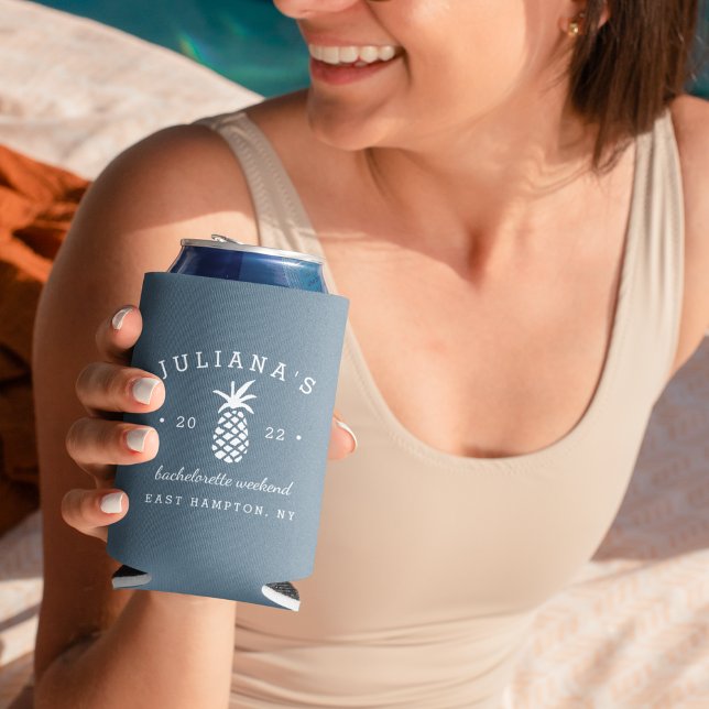 Bachelorette Party Pineapple | Personalised Can Cooler (Creator Uploaded)