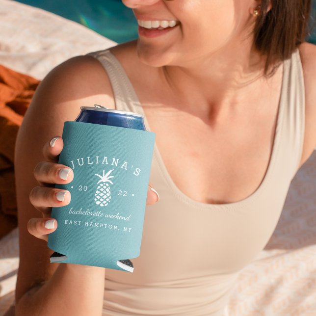 Bachelorette Party Pineapple | Personalised Can Cooler (Creator Uploaded)