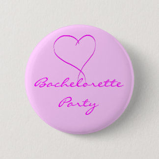 Bachelorette Party pink heart button