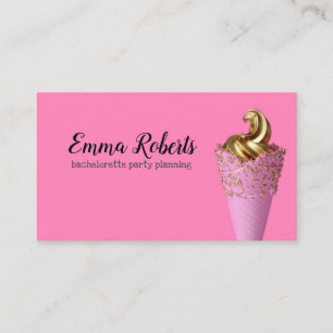 Bachelorette Party Planning Business Card
