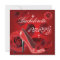 Bachelorette Party Red Roses Hi Heel Shoe
