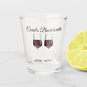 Bachelorette Party red wine glasses